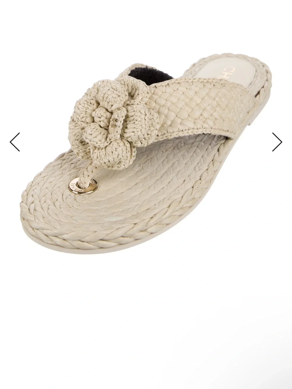 Chanel 2023 Interlocking CC Logo Espadrilles Women's Size: 10 | IT 40 NWT IN BOX